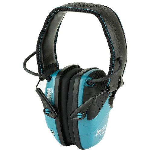 Howard Leight Impact Sport Teal Electronic Earmuff - Image 2