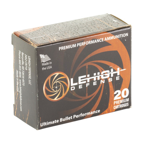 Lehigh Defense Xtreme Defense 10mm 115gr Fluid Transfer Monolithic Handgun Ammo - 20rd Box - Image 2