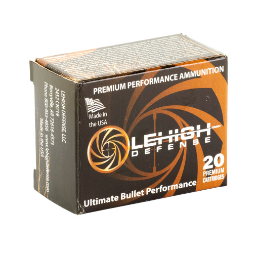 Lehigh Defense Xtreme Defense 380 ACP 68gr Fluid Transfer Monolithic Handgun Ammo - 20rd Box - Image 2