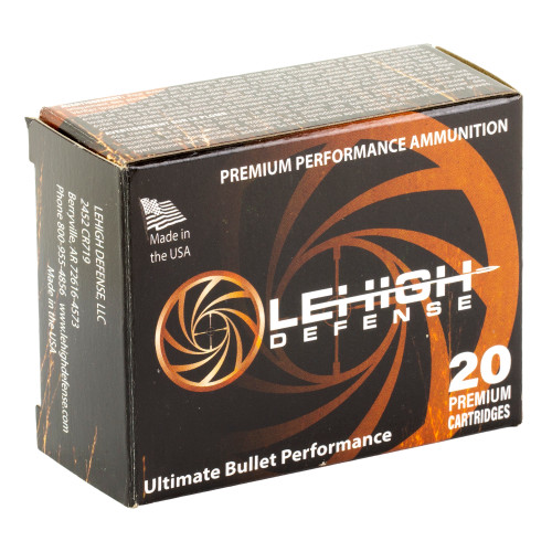 Lehigh Defense Xtreme Defense 45 ACP 135gr Fluid Transfer Monolithic Handgun Ammo - 20rd Box - Image 2