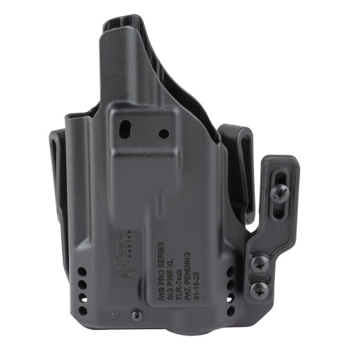 Mission First Tactical Pro Holster Black Inside Waistband Holster for P365XL with TLR7 Sub - Image 2
