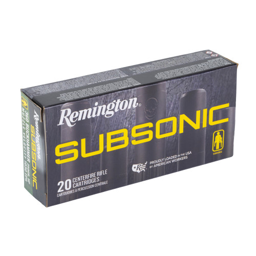 Remington Subsonic 360 Buckhammer 250gr Bonded Hollow Point Rifle Ammo - 20rd Box - Image 2