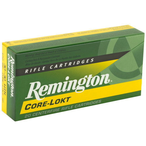 Remington Core Lokt 30-30 Winchester 170gr Soft Point Rifle Ammo - 20rd Box - Image 2