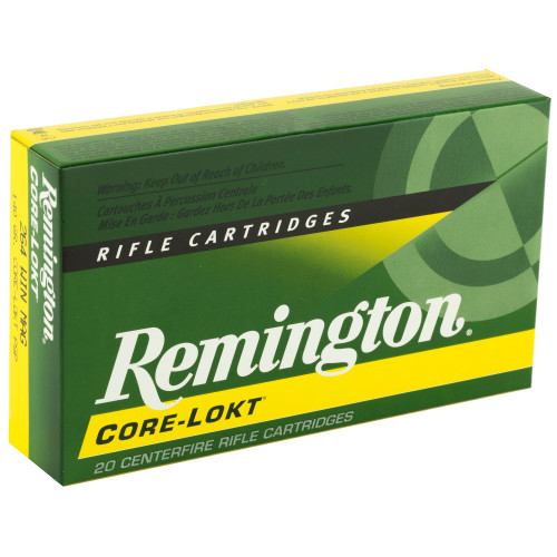 Remington Core Lokt 264 Winchester 140gr Pointed Soft Point Rifle Ammo - 20rd Box - Image 2