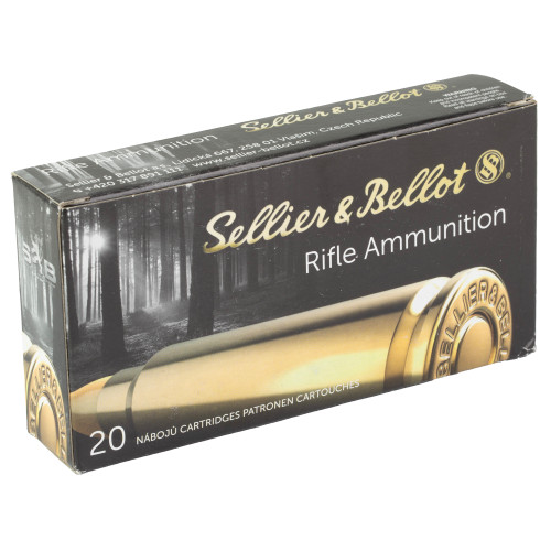 Sellier & Bellot Rifle 22-250 Remington 55gr Soft Point Rifle Ammo - 20rd Box - Image 2