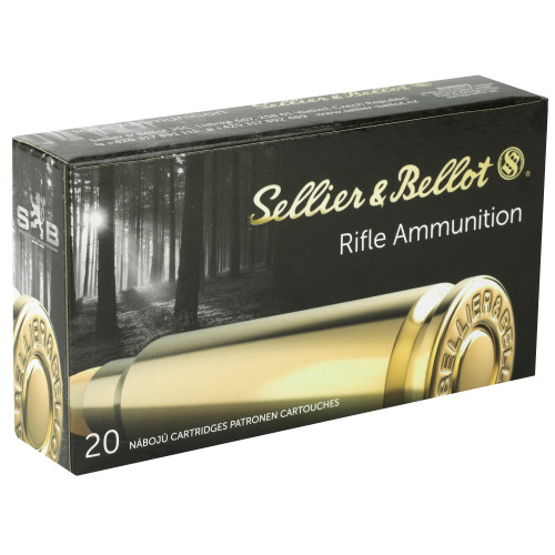 Sellier & Bellot Rifle 7.62x54R 180gr Soft Point Rifle Ammo - 20rd Box - Image 2
