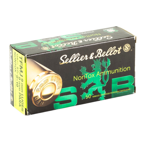 Sellier & Bellot Pistol 9mm 124gr Full Metal Jacket Handgun Ammo - 50rd Box - Image 2
