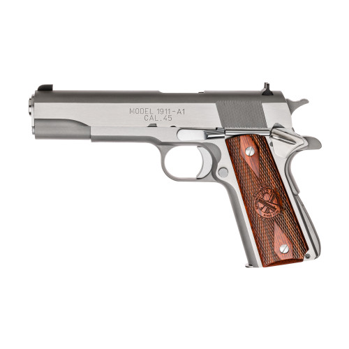Springfield Mil-Spec 45 ACP 5in 7rd 1911 Pistol Stainless Ca