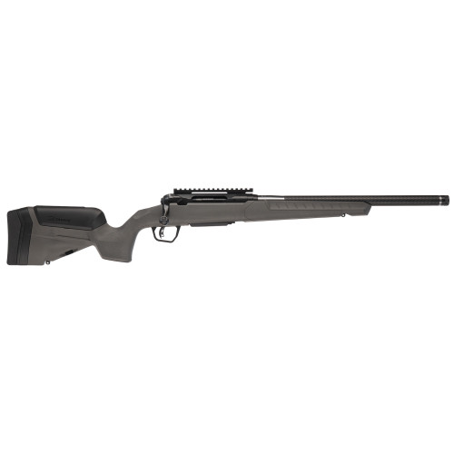 Savage Arms 110 300 Winchester Magnum 20in 3rd Bolt-Action Rifle Carbon Hntr Gray - Image 2