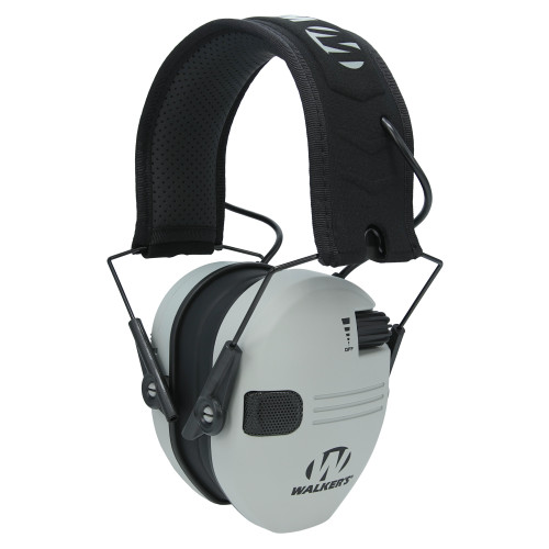 Walker's Razor Gray Electronic Earmuff