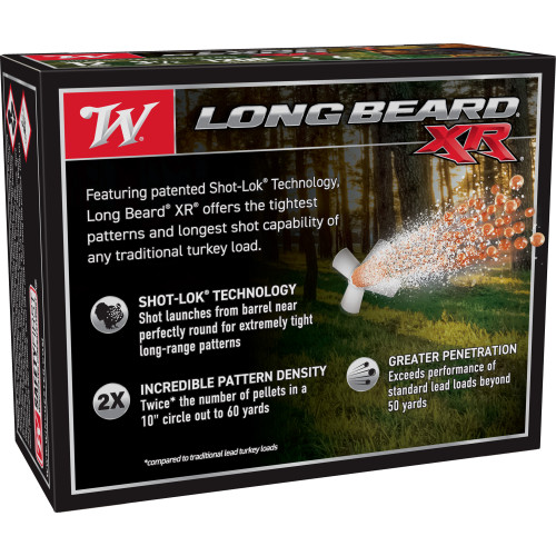 Winchester Ammunition Long Beard XR 12 Gauge 3.5 in #6 Shot Shotshell Shotgun Ammo - 10rd Box - Image 2