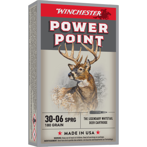 Winchester Ammunition Super-X 30-06 Springfield 180gr Power Point Rifle Ammo - 20rd Box