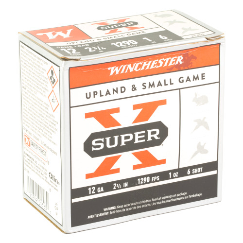 Winchester Ammunition Super-X 12 Gauge 2.75 in #6 Shot Shotshell Shotgun Ammo - 25rd Box XU126 - Image 2