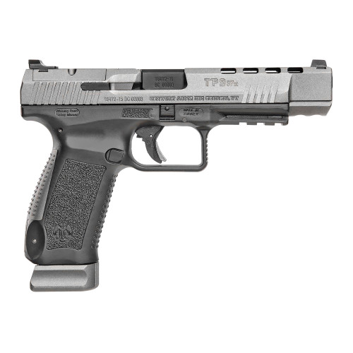 CANIK TP9SFx 9mm Pistol — 20 Rounds — Black, Tungsten — Full Size