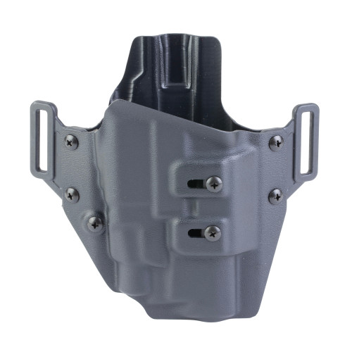 Crucial Concealment Universal Light OWB Kydex Holster for Streamlight TLR-7, Right Hand Black - View 1