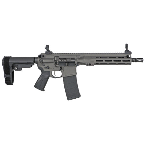 LWRC IC MKII AR Pistol - 5.56 NATO, 10.5in Threaded, 30rd, SBA3 Brace, Tungsten Gray - additional view 2