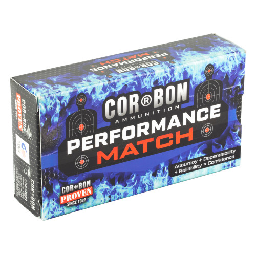 Corbon Ammo Performance Match 9mm 147 Grain Full Metal Jacket 50rd Box Handgun Ammo - additional view 2