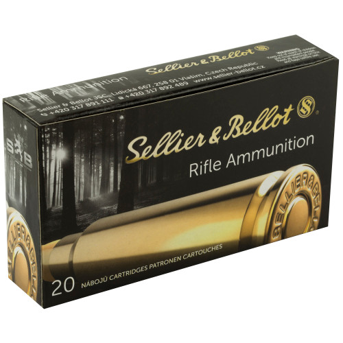 Sellier & Bellot Rifle 308 Win 180 Grain Soft Point 20rd Box Rifle Ammo - additional view 2