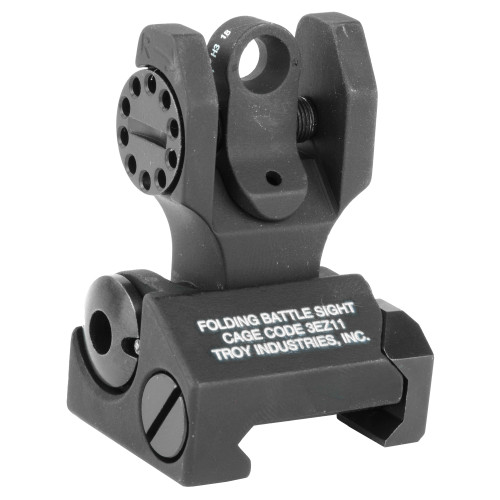 Troy Folding Rear BattleSight Tritium Black - View 1