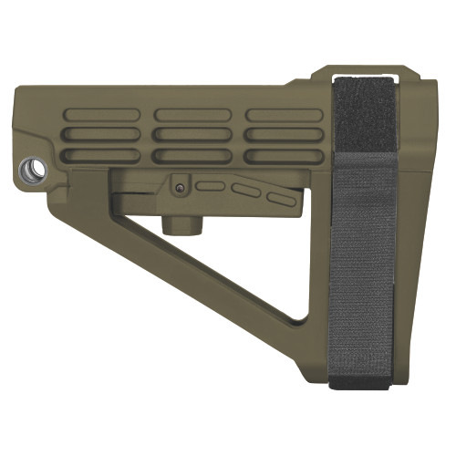 SB Tactical SBA4 for AR Rifles Stabilizing Brace Olive Drab Green - View 1