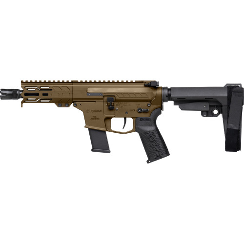 CMMG Banshee MKG 5 in 45 ACP 13rd Semi-Auto AR Pistol Midnight Bronze - View 1