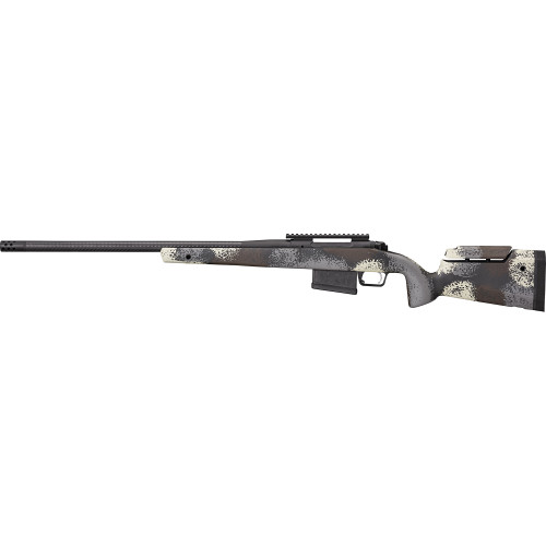 Springfield Model 2020 Waypoint 300 PRC 24in 3rd Bolt-Action Rifle Carbon Fiber Barrel Adjustable Ridgeline Camo Stock Graphite Black - View 1