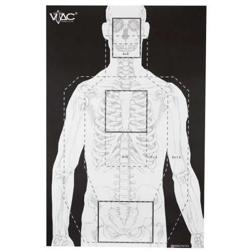 Buy 2-Sided V-TAC Target - 100 Pack at the best prices only on utfirearms.com