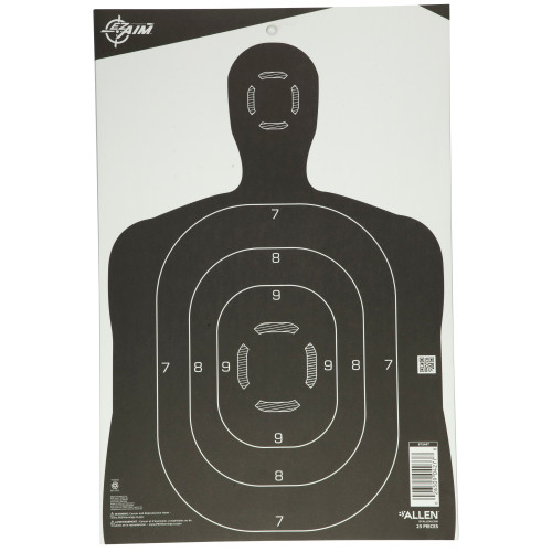 Buy Ez Aim Silhouette Targets 12x18 - Pack of 25 at the best prices only on utfirearms.com