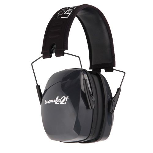 Buy Leightning L2F Folding Earmuff, NRR27, Black at the best prices only on utfirearms.com