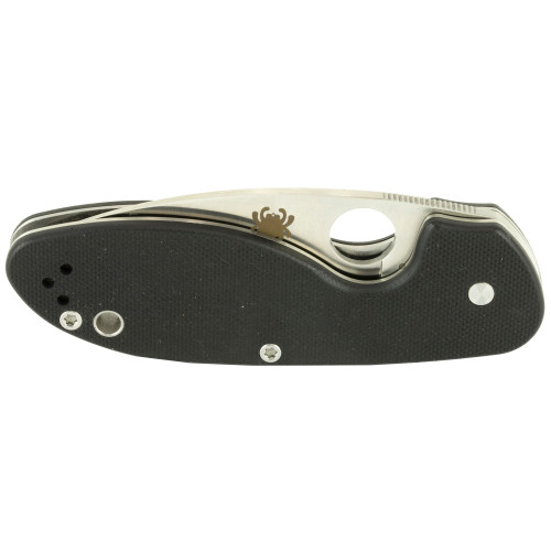 Buy Spyderco Efficient G-10 Satin Plain Edge Knife at the best prices only on utfirearms.com