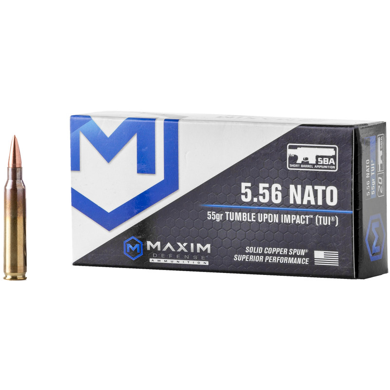 Buy SBA Short Barrel Ammunition | 556NATO | 55Gr | Copper | Rifle ammo at the best prices only on utfirearms.com