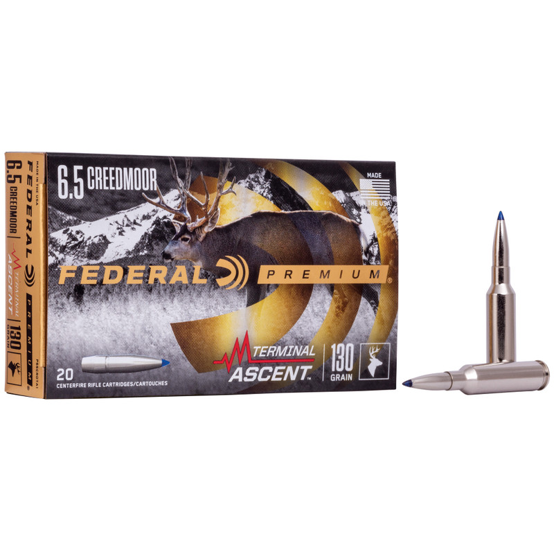 Buy Federal Premium | 6.5 Creedmoor | 130Gr | Terminal Ascent | Rifle ammo at the best prices only on utfirearms.com