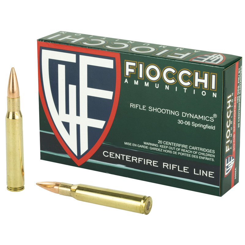 Buy Fiocchi Rifle | 30-06 Springfield | 150Gr | Full Metal Jacket | Rifle ammo at the best prices only on utfirearms.com