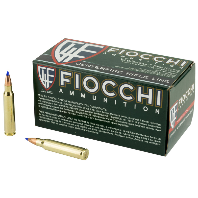 Buy Fiocchi Rifle | 223 Remington | 40Gr | V-Max | Rifle ammo at the best prices only on utfirearms.com