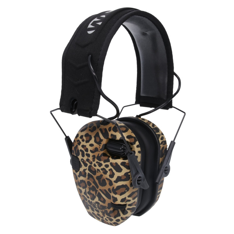 Buy Razor Electronic Earmuff| Noise Reduction 23DB| Leopard Print| Black and Tan at the best prices only on utfirearms.com