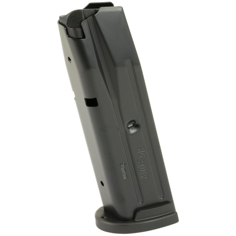 Magazine| 9MM| 10 Rounds| Fits P250/P320 Full Size| Steel| Black