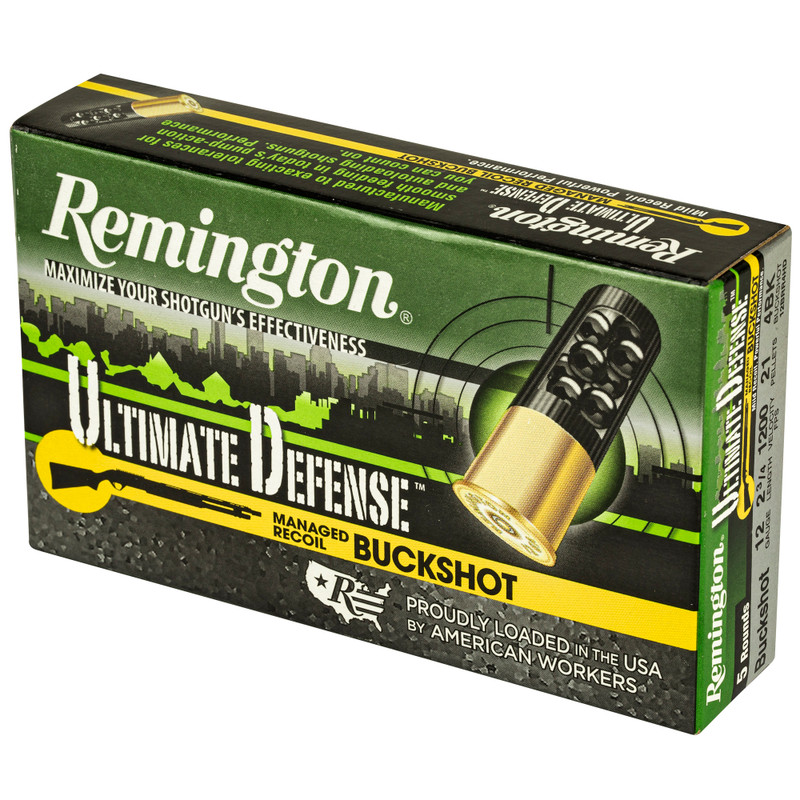 Ultimate Defense | 12 Gauge 2.75" | #4 | Shotshell | 5 Rds/bx | Shot Shell Ammo