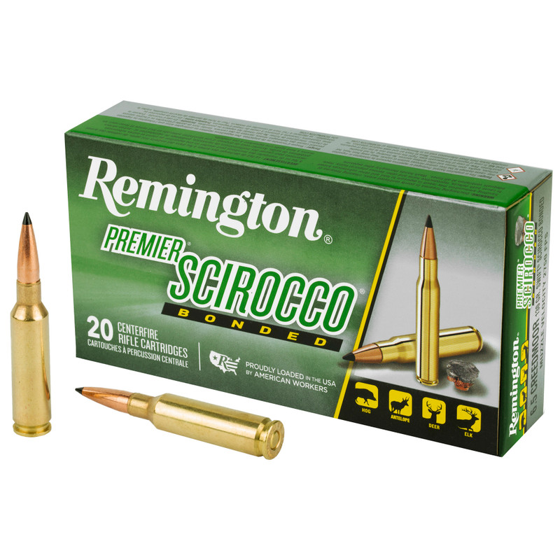 Premier Scirocco Bonded | 6.5 Creedmoor | 130Gr | Bonded Hollow Point | 20 Rds/bx | Rifle Ammo