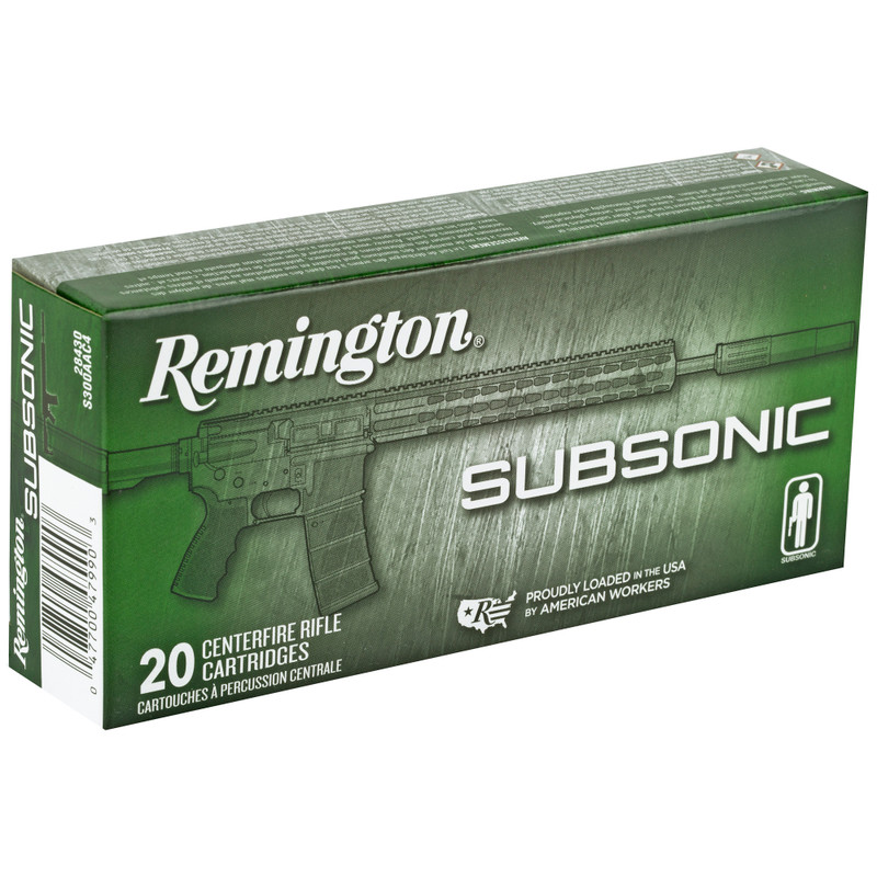 Subsonic | 300 Blackout | 220Gr | Open Tip Flat Base | 20 Rds/bx | Rifle Ammo