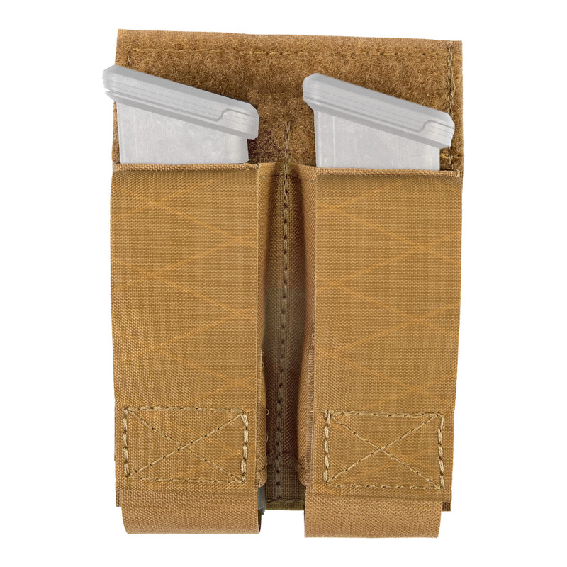 GG&G Double Pistol Magazine Pouch in Coyote (Molle Pistol Magazine Pouch)