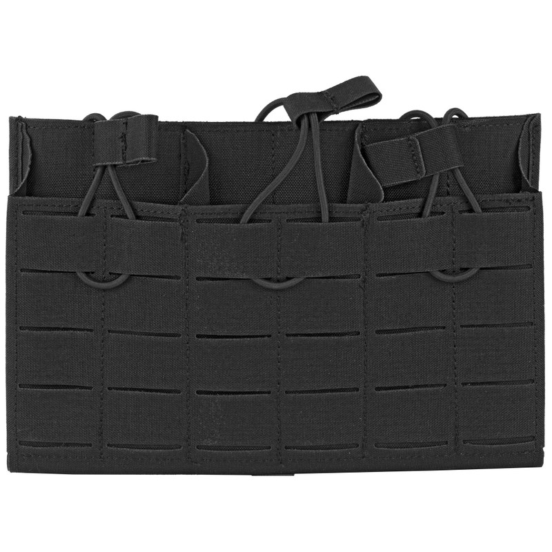 GG&G Competition Triple Magazine Panel in Black for 5.56mm (Molle Magazine Pouch)