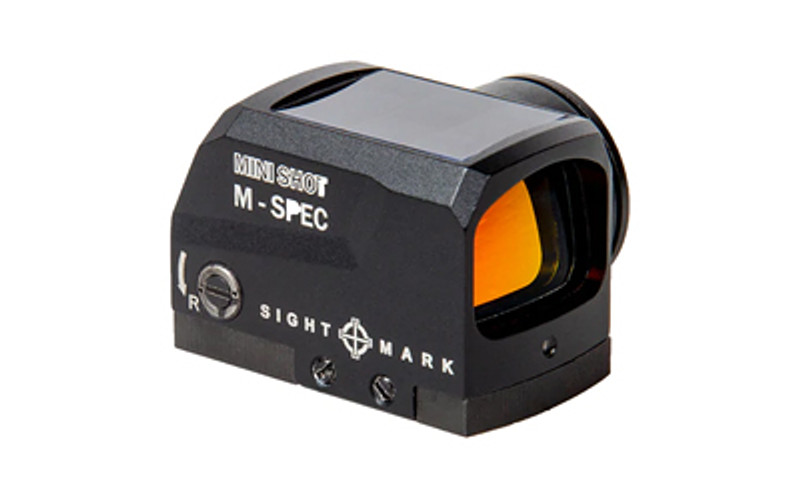 MiniShot M-Spec M3 Solar| RMR-C Footprint| Red Dot Sight| 3 MOA| Matte Finish| Black