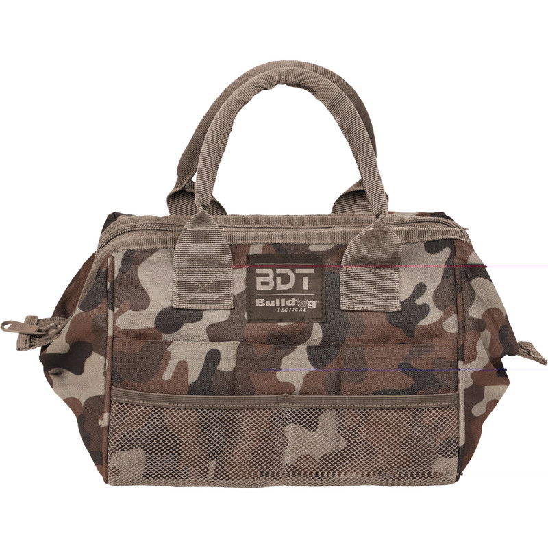 BDT Tactical Ammo & Accessory Range Bag| 12"x8"x10"| Nylon| Throwback Camo