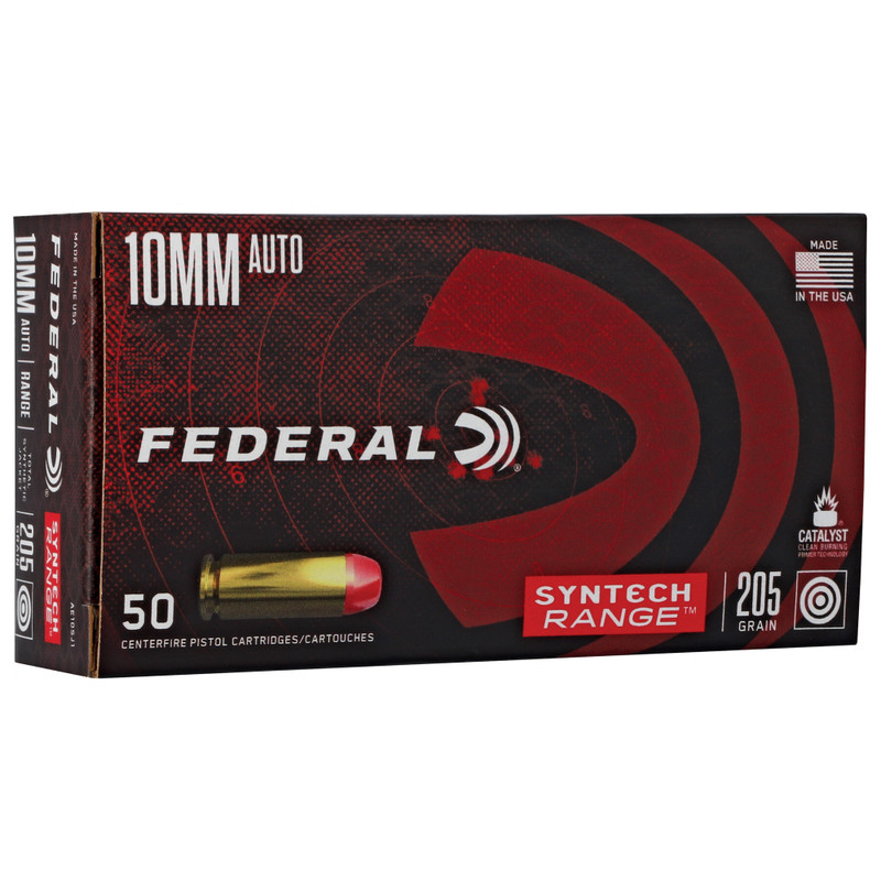 American Eagle Syntech | 10MM | 205Gr | Total Synthetic Jacket | 50 Rds/bx | Handgun Ammo