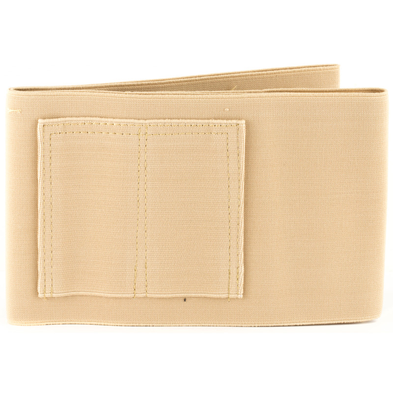 Belly Band| Tan| 28-34"| Elastic| with Holster and Mag Pockets