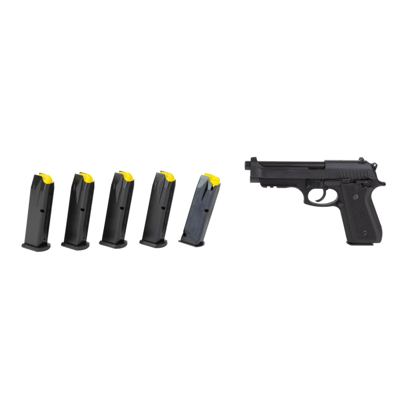 Taurus Pt92 9mm 5" 18rd 6 Mags Blk