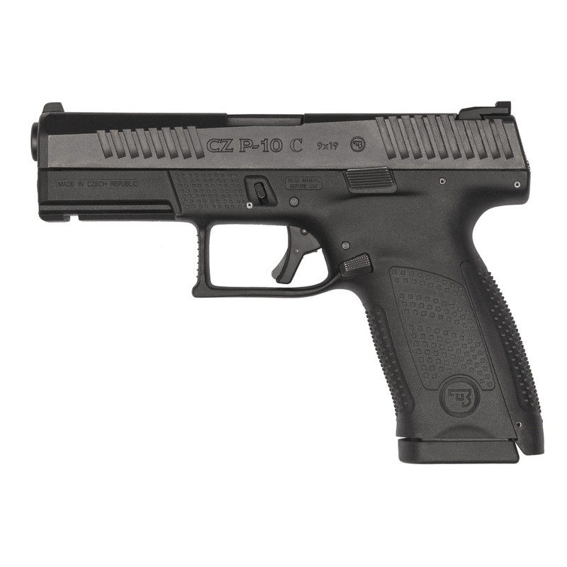 Cz P-10c 9mm 4" Blk 10rd Optic Ready