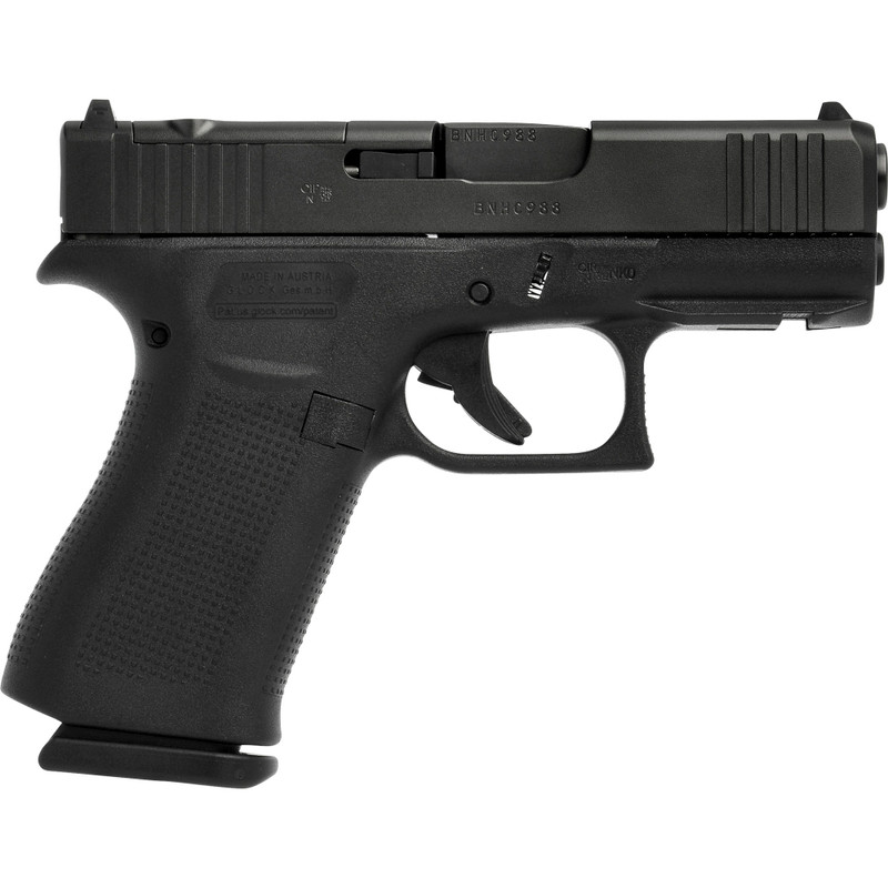 Glock 43X MOS 9mm pistol with 3.41 inch barrel and 15-round magazine