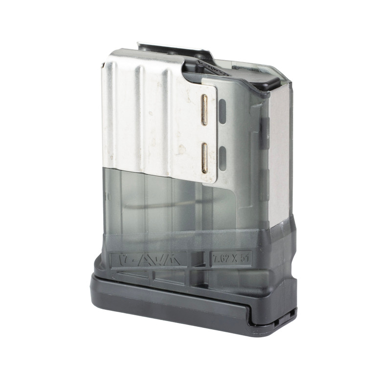 Lancer Systems L7AWM GEN 2 AR-10 .308 Win/6.5 CM 5rd Rifle Magazine - Translucent Smoke - Image 2