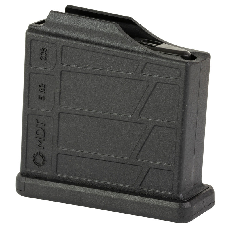 MDT AICS .308 Win/6.5 CM 5rd Rifle Magazine (Polymer) - Black - Image 2